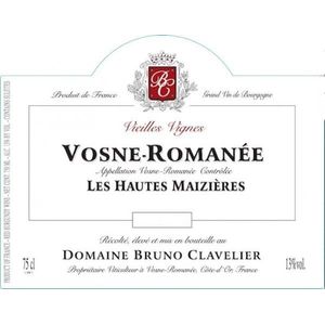 2013 Domaine Bruno Clavelier, Vosne-Romanee, Maizieres Hautes Vieilles Vignes 6x75cl