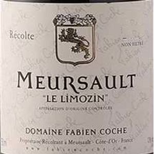 2022 Domaine Fabien Coche, Meursault, Le Limozin 12x75cl