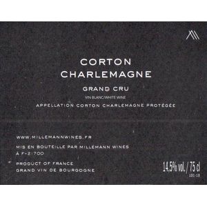 2022 Millemann, Corton-Charlemagne Grand Cru 6x75cl