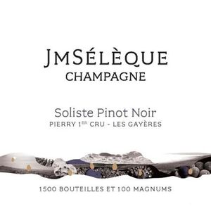 2017 Jean-Marc Seleque, Soliste Pinot Noir Les Gayeres Premier Cru, Pierry 6x75cl