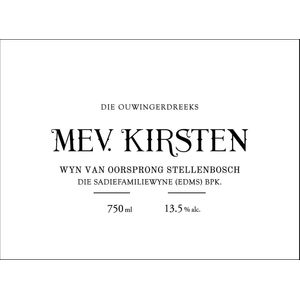 2020 The Sadie Family, Mev Kirsten, Stellenbosch 6x75cl