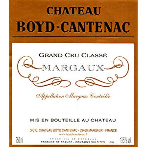 2018 Chateau Boyd-Cantenac 3eme Cru Classe, Margaux 12x75cl