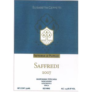 2007 Fattoria Le Pupille, Saffredi, Maremma Toscana IGT 1x150cl