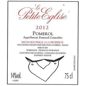 2012 La Petite Eglise, Pomerol 6x75cl