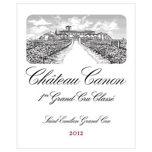 2012 Chateau Canon Premier Grand Cru Classe B, Saint-Emilion Grand Cru 12x75cl