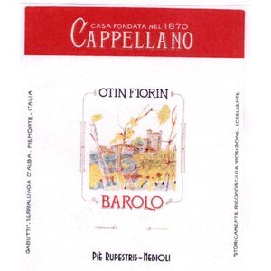 2016 Cappellano, Barolo, Pie Rupestris 1x150cl