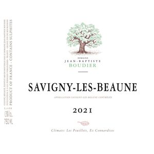 2021 Domaine Jean-Baptiste Boudier, Savigny-les-Beaune 12x75cl