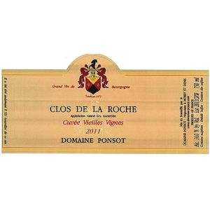 2011 Domaine Ponsot, Clos de la Roche Grand Cru, Cuvee Vieilles Vignes 3x150cl