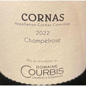 2022 Domaine Courbis, Cornas, Champelrose 6x75cl