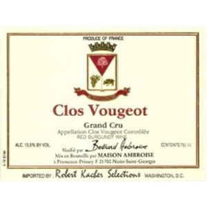 2012 Bertrand Ambroise, Clos de Vougeot Grand Cru 6x75cl