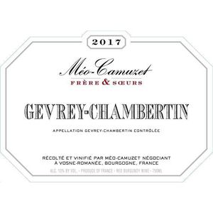 2022 Meo Camuzet Frere et Soeurs, Gevrey-Chambertin 6x75cl