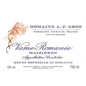 2015 Domaine Anne-Francoise Gros, Vosne-Romanee, Maizieres 12x75cl