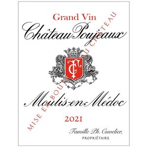 2021 Chateau Poujeaux, Moulis en Medoc 6x150cl