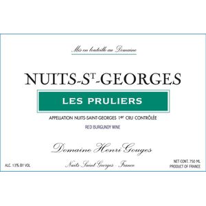 2022 Domaine Henri Gouges, Nuits-Saint-Georges Premier Cru, Les Pruliers 6x75cl