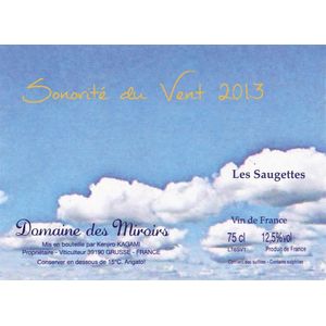 2014 Domaine des Miroirs, Les Saugettes Sonorite du Vent, Jura 1x75cl