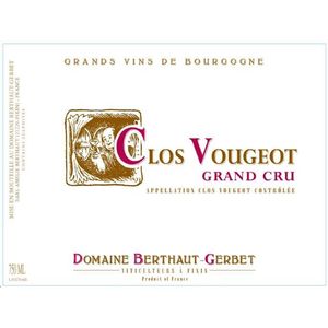 2021 Domaine Berthaut-Gerbet, Clos de Vougeot Grand Cru 3x75cl