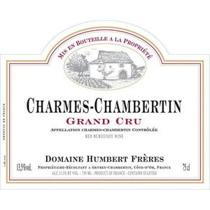 2022 Domaine Humbert Freres, Charmes-Chambertin Grand Cru 12x75cl