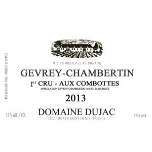 2013 Domaine Dujac, Gevrey-Chambertin Premier Cru, Aux Combottes 3x75cl