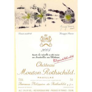 2005 Chateau Mouton Rothschild Premier Cru Classe, Pauillac 6x75cl
