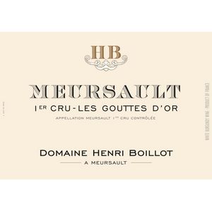 2023 Henri Boillot, Meursault Premier Cru, Les Gouttes d'Or 6x75cl