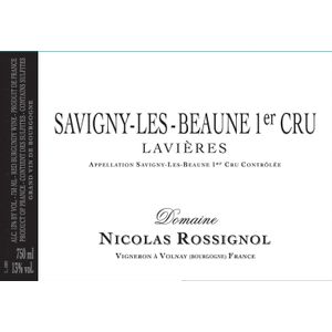 2020 Nicolas Rossignol, Savigny-les-Beaune Premier Cru, Les Lavieres 6x75cl