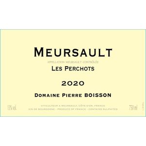 2019 Domaine Pierre Boisson, Meursault, Les Perchots 6x150cl