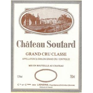 2021 Chateau Soutard Grand Cru Classe, Saint-Emilion Grand Cru 6x75cl