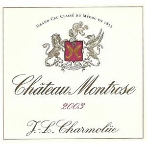 2003 Chateau Montrose 2eme Cru Classe, Saint-Estephe 12x75cl