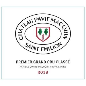 2018 Chateau Pavie Macquin Premier Grand Cru Classe B, Saint-Emilion Grand Cru 6x150cl