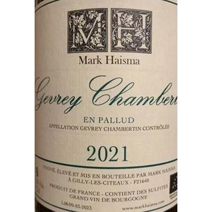 2021 Mark Haisma, Gevrey-Chambertin, En Pallud 6x75cl