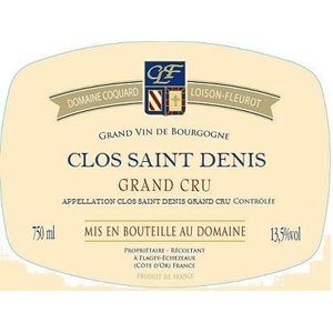 2019 Domaine Coquard Loison Fleurot, Clos Saint-Denis Grand Cru 6x75cl
