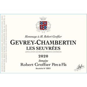 2023 Robert Groffier, Gevrey-Chambertin, Les Seuvrees 6x75cl