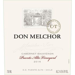 2016 Concha Y Toro, Don Melchor Cabernet Sauvignon, Puente Alto 1x150cl