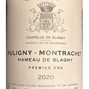 2020 Chapelle de Blagny, Puligny-Montrachet Premier Cru, Hameau de Blagny 6x75cl