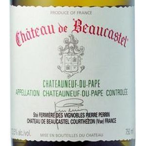 2015 Chateau de Beaucastel Blanc, Chateauneuf-du-Pape 6x75cl