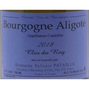 2020 Domaine Sylvain Pataille, Bourgogne Aligote, Clos du Roy 6x75cl