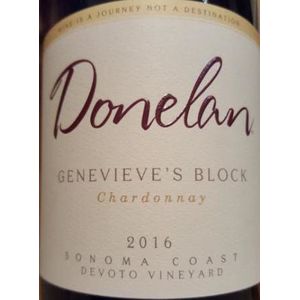 2016 Donelan, Chardonnay Genevieves Block, Sonoma Coast 12x75cl