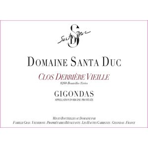 2019 Domaine Santa Duc, Gigondas, Clos Derriere Vieille 6x75cl