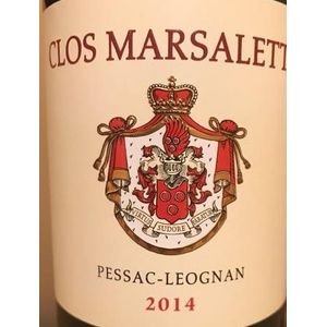 2017 Clos Marsalette, Rouge, Pessac-Leognan 6x150cl