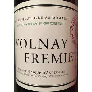 2017 Domaine Marquis d'Angerville, Volnay Premier Cru, Fremiets 6x75cl
