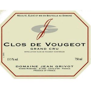2017 Domaine Jean Grivot, Clos de Vougeot Grand Cru 12x75cl