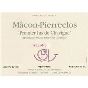 2019 Guffens-Heynen, Macon, Pierreclos 1er Jus de Chavigne 12x75cl