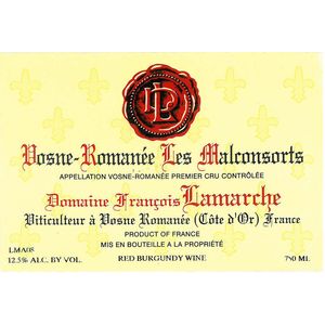 2011 Domaine Francois Lamarche, Vosne-Romanee Premier Cru, Aux Malconsorts 6x75cl