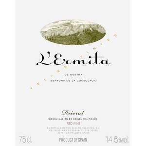 1999 Alvaro Palacios, L'Ermita, Priorat 1x500cl