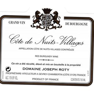 2020 Joseph Roty, Cote de Nuits-Villages, Rouge 6x75cl