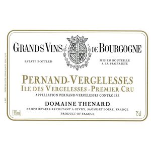 2019 Domaine Thenard, Pernand-Vergelesses Premier Cru, Ile des Vergelesses 6x75cl