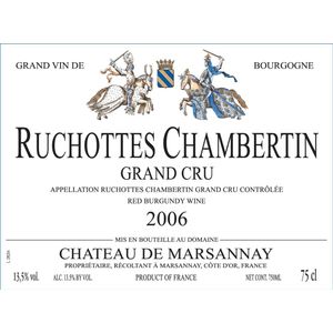 2014 Chateau de Marsannay, Ruchottes-Chambertin Grand Cru 6x75cl