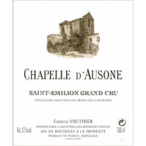 2018 Chapelle d'Ausone, Saint-Emilion Grand Cru 3x150cl