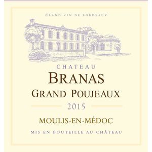2015 Chateau Branas Grand Poujeaux, Moulis en Medoc 12x75cl