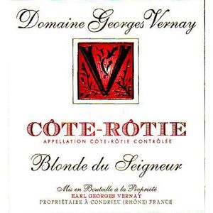 2016 Domaine Georges Vernay, Cote Rotie, Blonde du Seigneur 6x150cl